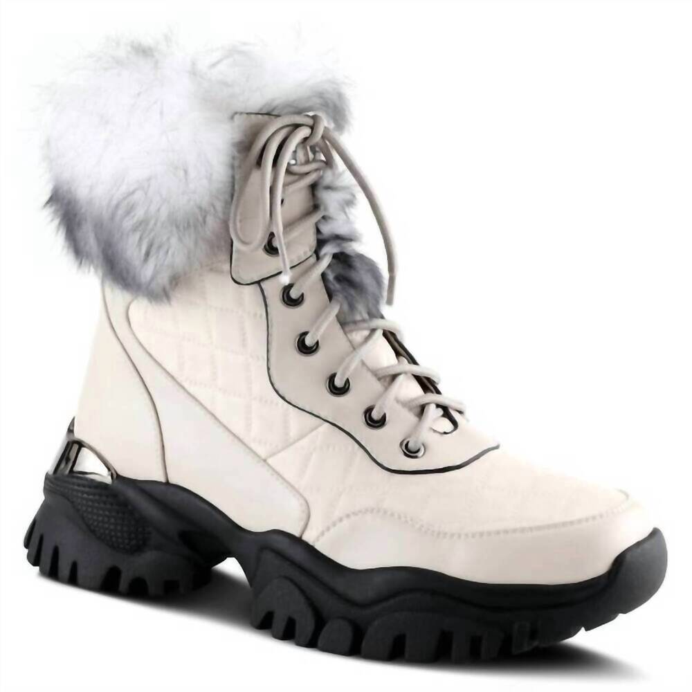 NEW AZURA women's eva boots in off white